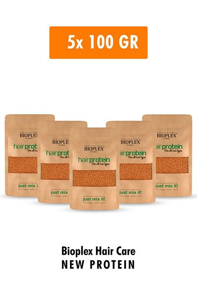 Bioplex Hair Care Protein - Special Product Against Weakness in Hair Lightening and Dyeing Processes 5x100 Gr - 5 Pack