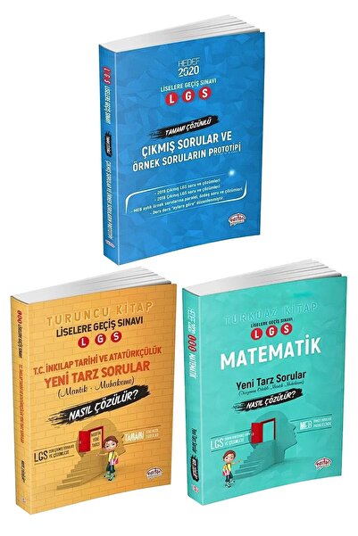 Editör Yayınevi LGS Çıkmış ve Örnek Sorular + LGS Matematik- İnkılap Tarihi v...