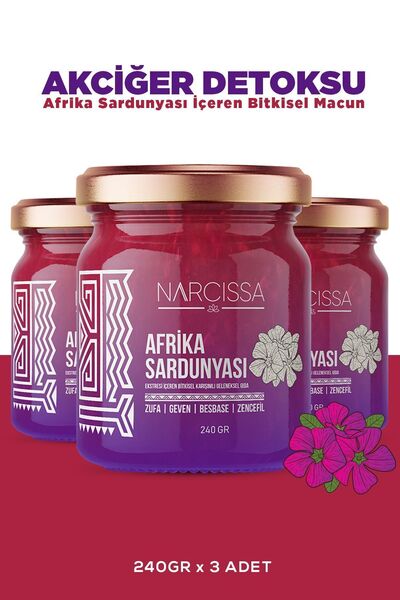 Narcissa 3 Adet - Afrika Sardunyası Macunu
