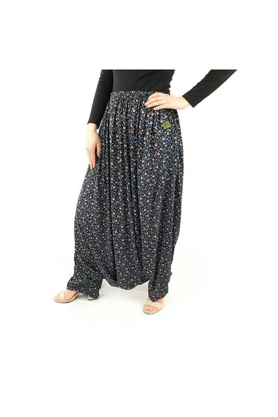 ÖZÖZKANLAR Floral Local Violet Bottom Mesh Shalwar