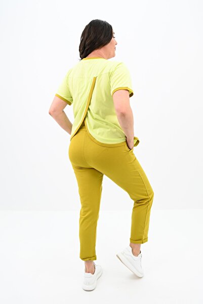 Koza Butik Σετ γυναικεία αθλητική φόρμα Plus Size - Πίσω λεπτομέρεια 3804-23