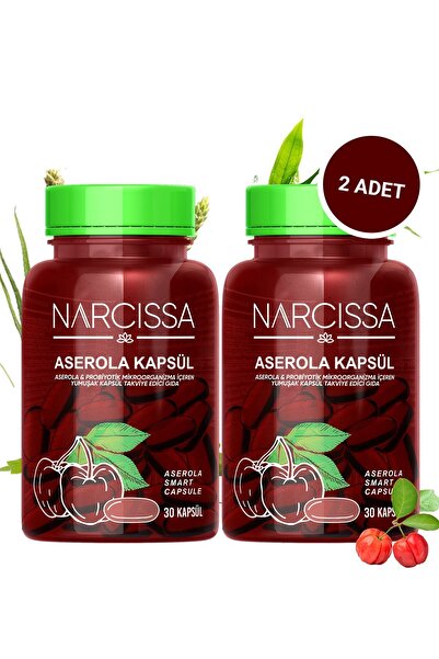 Narcissa 2 Adet- Aserola Kapsulü & Probiyotik Mikroorganizma Içeren Kapsül