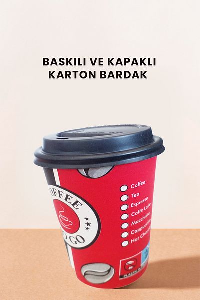 Balkan 12 أونصة - 20 كوب مشروبات ساخنة مع أغطية