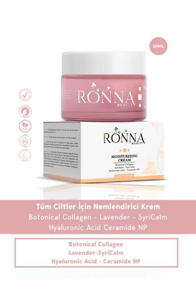 Ronna Beauty Nemlendirici Ve Onarıcı Moisturizing Cream 50 ml Botanical Colla...