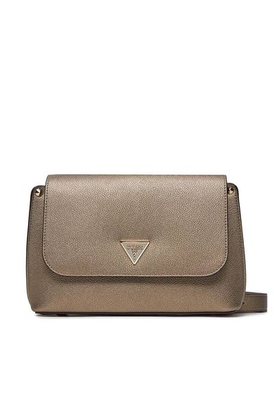 Guess Women's Brand Logo Adjustable Shoulder Strap Brown Shoulder Bag HWBG87 78200-PEW