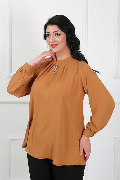 By Alba Collection GULER MUSTAR PENTRU DAMĂ CAMAȘĂ MĂRI MARE DUBAI DUBAI, cu stras
