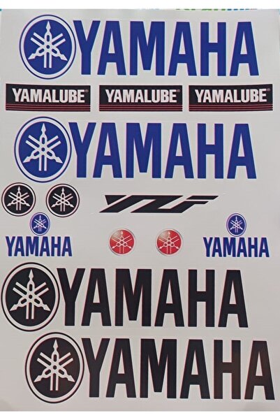 monero Yamaha Motor Sponsor Set Sticker Etiket Motosiklet