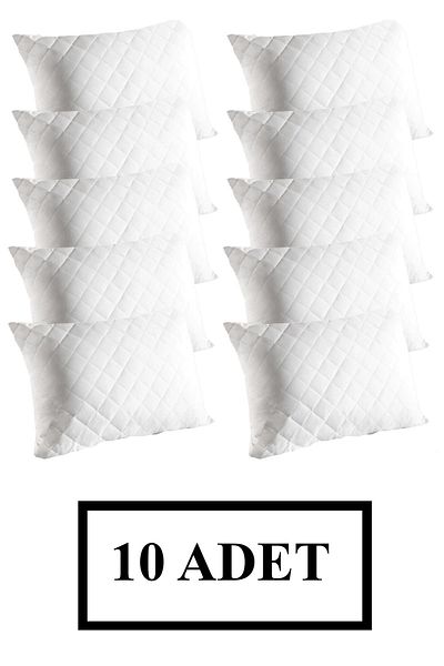 ADARYA HOME 10 قطع مرتبة حماية مبطنة بسحاب مقاس 50x70 سم