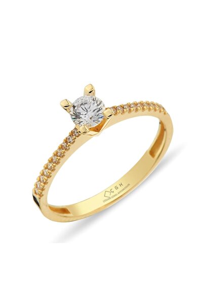 Çgk Çiğdem Gürel Kuyumculuk Tektaş Altın Yüzük