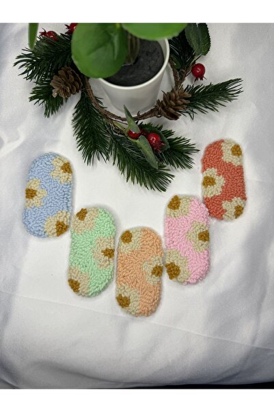 Tk Punch Çiçek Desenli Klips Toka 1 Adet