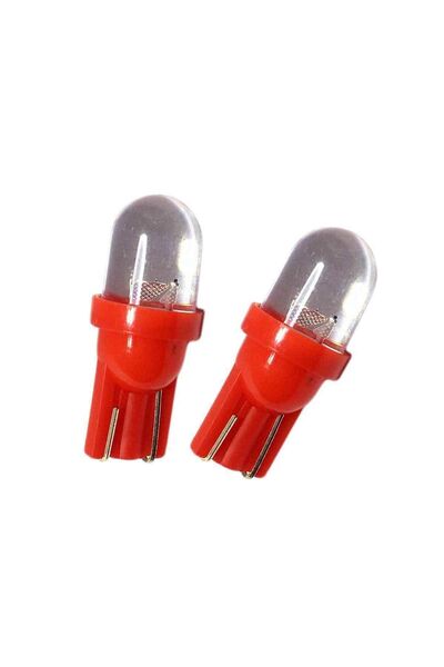 Carub 12v T10 Ampul Led Kırmızı Br0400108