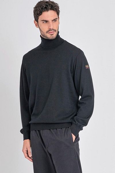 PAUL&SHARK Men's Black Sweater C0p1042-011