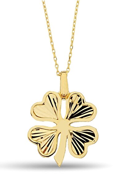 Çgk Çiğdem Gürel Kuyumculuk Yonca Altın Kolye