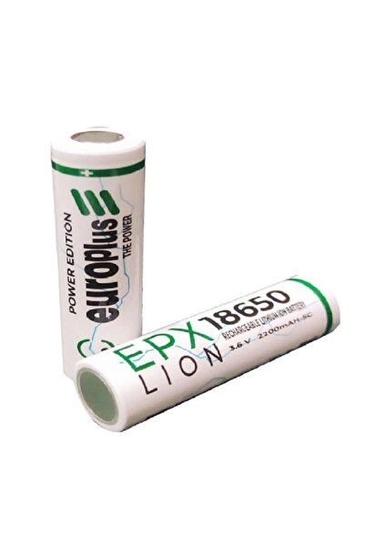 EUROPLUS Epx18650-lıon 3.6v 2200mah-5c Şarj Edilebilir Lityum Ion Pil ( 50 li...