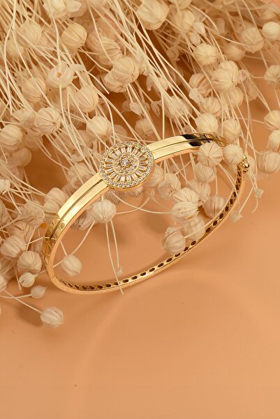 Çgk Çiğdem Gürel Kuyumculuk Baget Taşlı Füzyon Kelepçe Bilezik