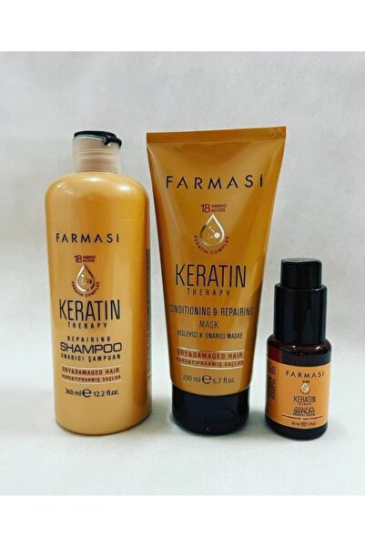 Farmasi Keratin Terapi Saç Bakım Seti/