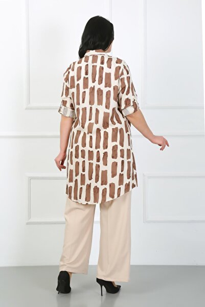 By Alba Collection Γυναικείο τουνίκ Βιζόν Βαμβακερό Viscose Plus Size