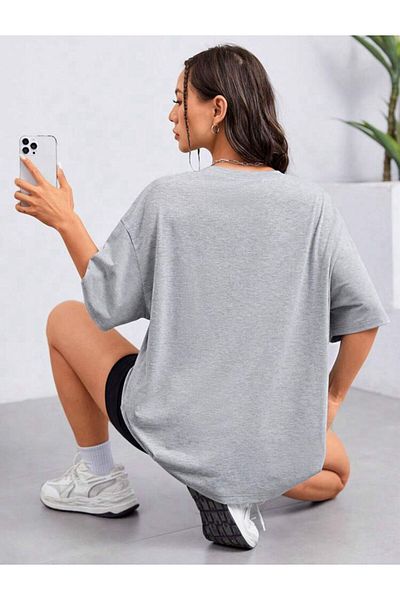FAVORİST Μπλουζάκι Unisex Oversize με φλοράλ στάμπα