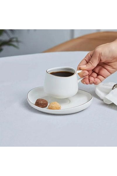 Karaca Streamline Hole Teetassen-Set für 6 Personen 200ml