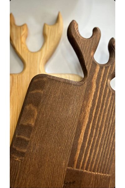 MODA OZY قطعتان من قطع الغزلان الخشبية لخدمة العرض واللوح