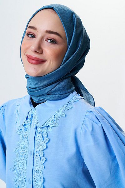 Modakaşmir شال من سلسلة الأورجانزا الماسية - أنيق ومريح