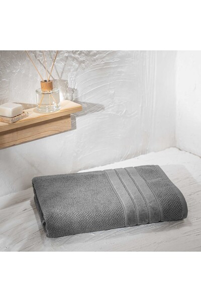 Green Black Антрацитова рушник для ванної Анна