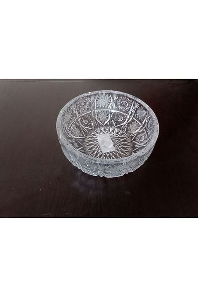 Bosphorus وعاء زجاجي كريستالي من Pasabahce - وعاء سكر وعرض فواكه، 15x15x5,5 سم