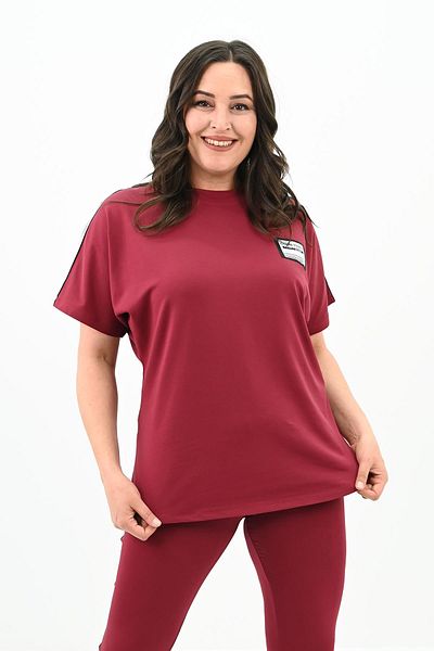 Koza Butik طقم لباس ضيق نسائي مقاس كبير - 3697-23
