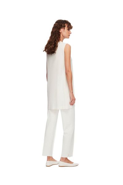 MISS DALIDA Ecru Skinny Leg Knitwear Trousers