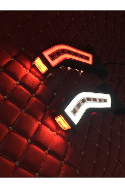 Karadeniztırmarket Neon Horn Lamp with Sliding Signal