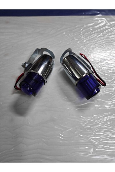 otopaspascım Parmak Lamba - Parmak Iç Dekor Lamba - Mini Antifar (2 Adet) Mavi