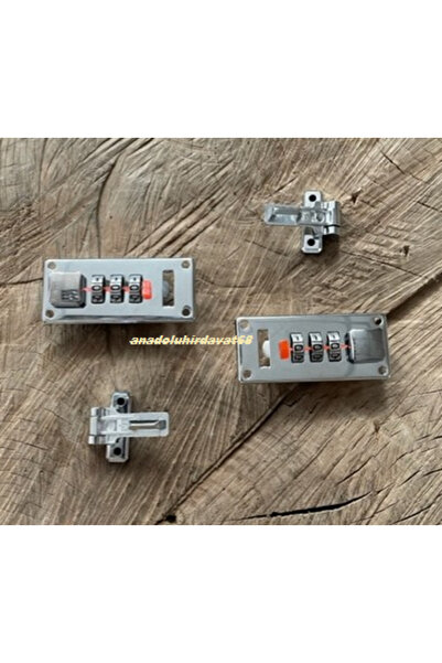 DMR ŞİFRELİ ÇANTA KİLİDİ DERİ ÇANTA KİLİT BOND ÇANTA KİLİDİ 1 TAKIM