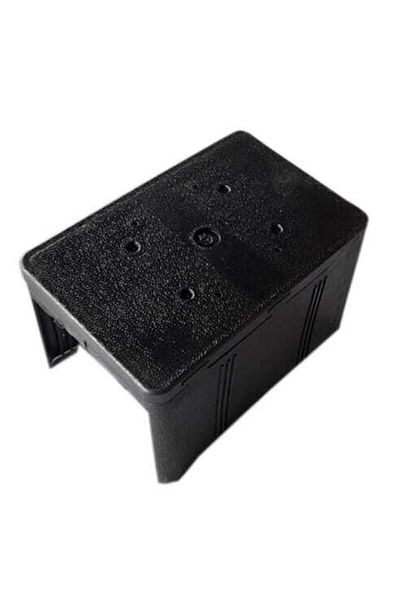 Claswin Armrest Universal Sliding Armrest Black Leather Cream Stitched