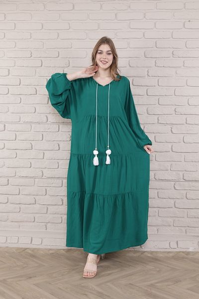 mervemoda Rochie lungă împletită pentru femei de mărimi plus