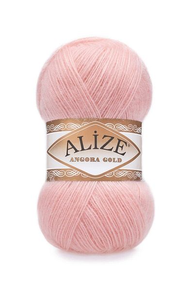 Alize (5 Τεμάχια) Νήματα πλεξίματος χεριών Angora Gold 363 Ροζ Γιλέκο Ζακέτα Νήμα Κασκόλ Πουλόβερ