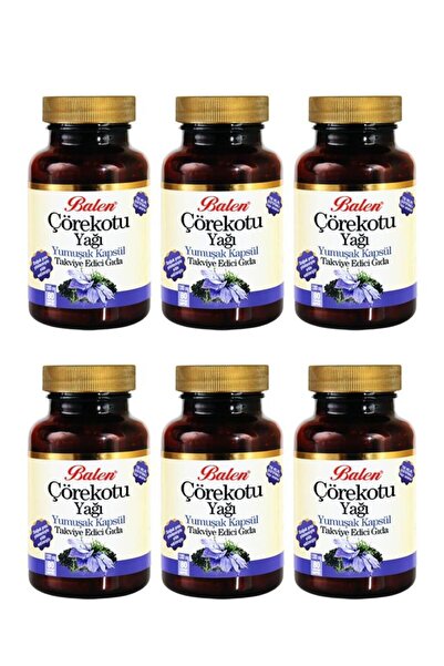 Balen Çörekotu Yağı Yumuşak Kapsül 1380 Mg 80 Kapsül 6 Adet