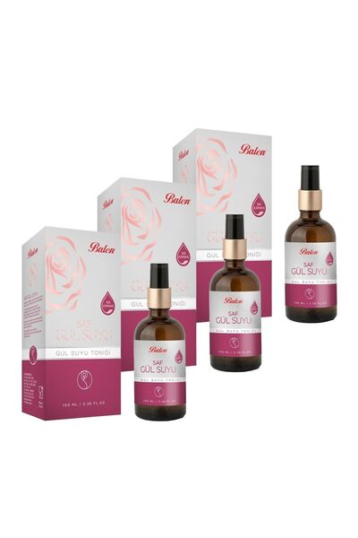 Balen Saf Gül Suyu 100 ml X 3 Adet