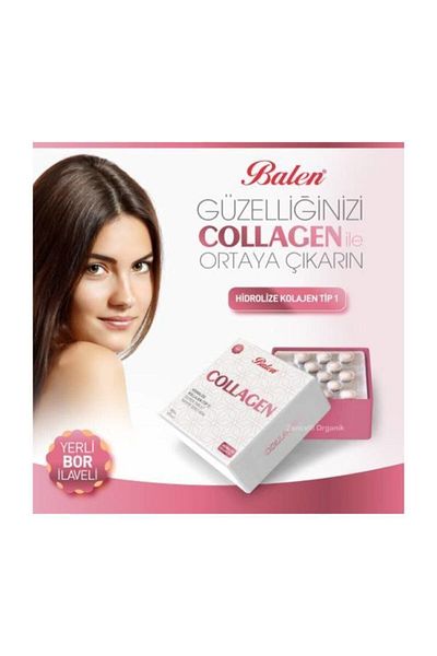 Balen Collagen Collagen Hydrolyzed Type 1 800 Mg 60 Tablets X 2 Pieces