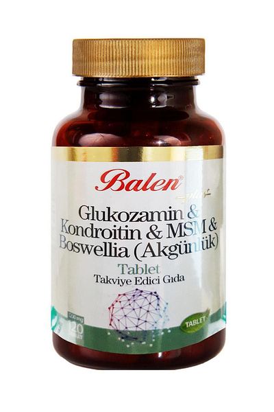 Balen Blessing Spice Glucosamine Chondroitin Msm Boswelia 1200 Mg 120 Tablets