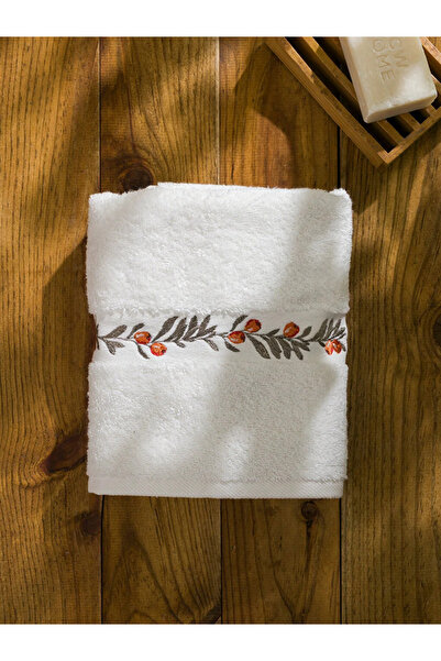 LC Waikiki LCW HOME 50x80 см рушник для обличчя з вишивкою квітів