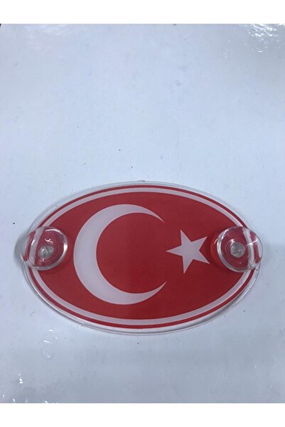 Genel Markalar Ay Yıldız Pleksi Vantuzlu Cam Süsü Pleksi Cam Süsü Tabela Arma