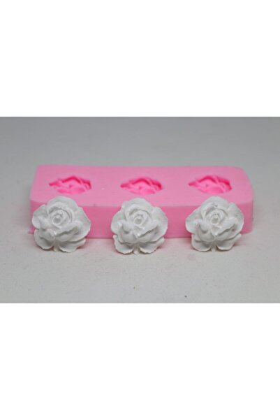 Genel Markalar Gül Silikon Kalıbı 3 lü  (tek Boyut)