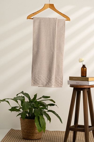 Soley Πετσέτα σώματος Alana Extra Soft Cotton Rice