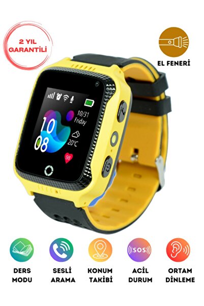 JETZU Akıllı Çocuk Saati Sim Kartlı ve Gps Konum Özellikli