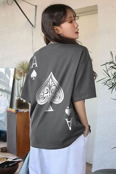 Teenage Millionaire Γυναικείο μπλουζάκι Spade As Printed Smoked Oversize