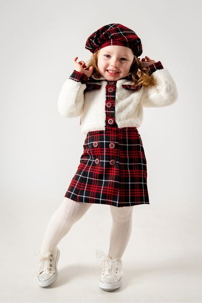 Baby Animals Kız Çocuk Kız Bebek Hırkalı Şapkalı Etekli Welsoft Peluş Oduncu ...