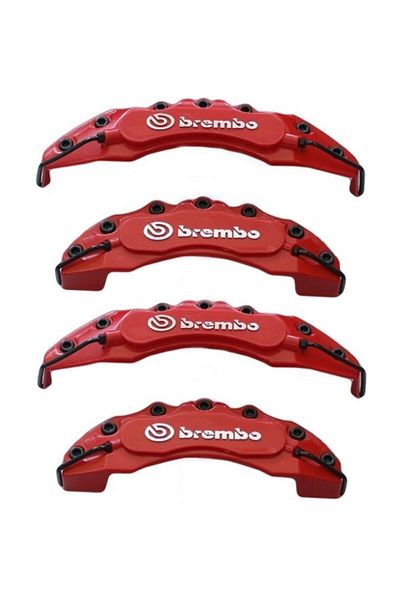 Brembo غطاء فرجار أحمر خرطوم زيت 4 تروس متوافق مع Honda City