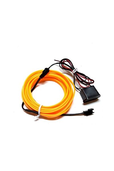 Carub Araç Içi Aydınlatma Ip Neon Led Turuncu