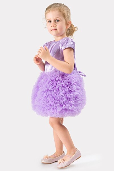 Baby Animals Bebek Kız Çocuk Doğum Günü Parti Düğün Elbise Tüllü Tütü Astarlı...