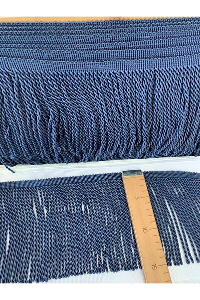 lovelyhome35 Lacivert Renk 15 Cm Bulyon Saçak-perde Püskülü-perde Saçağı